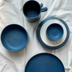 Julie Damhus Studio Toto Tallerken Lille Blå