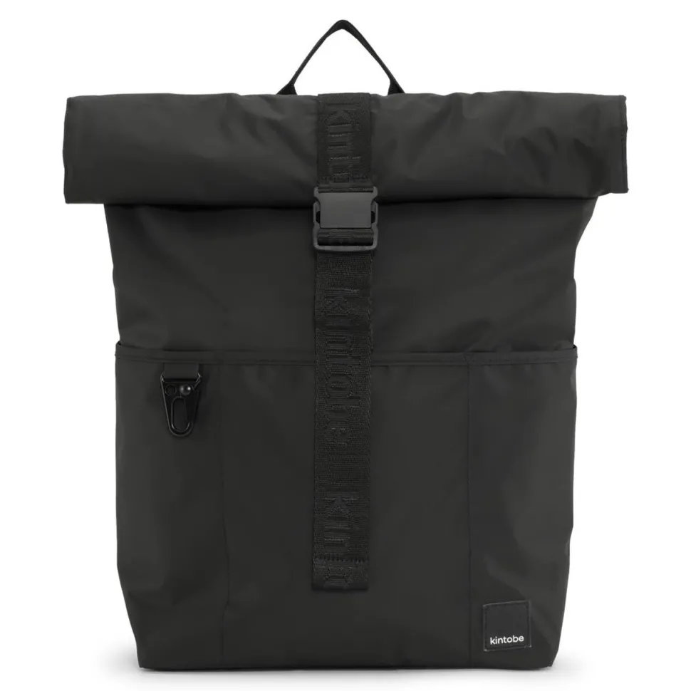 Kintobe ROY Roll-Top Bag Jet Black
