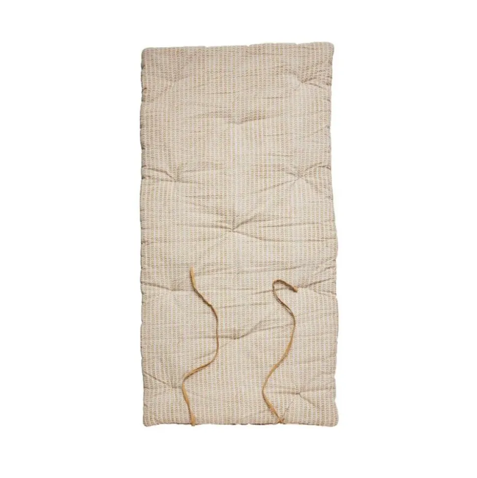 Lene Bjerre Design Ivenne Mattress Ochre/Linen Small