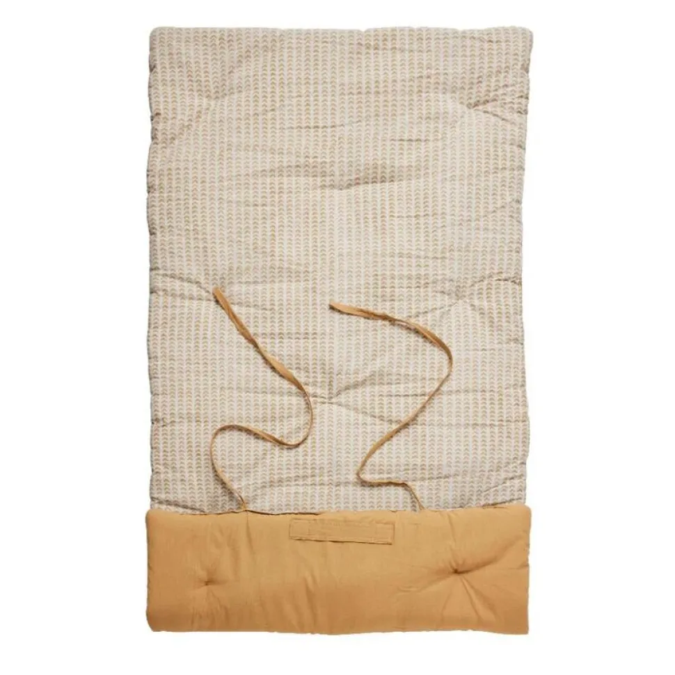 Lene Bjerre Design Ivenne Mattress Ochre/Linen Small