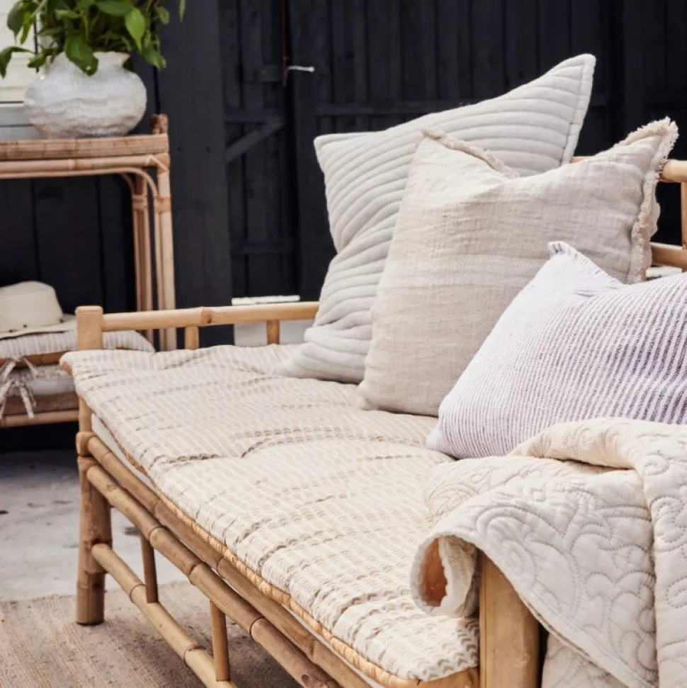 Lene Bjerre Design Ivenne Mattress Ochre/Linen Small