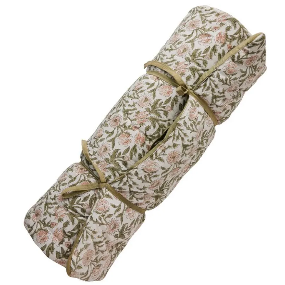 Lene Bjerre Design Ivy Mattress Sage Green/Rose Large