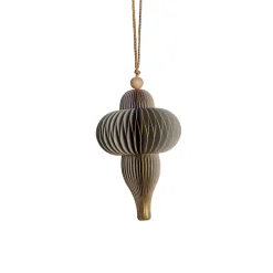 Lene Bjerre Design Paline Ornament Light Grey/Silver No. 3