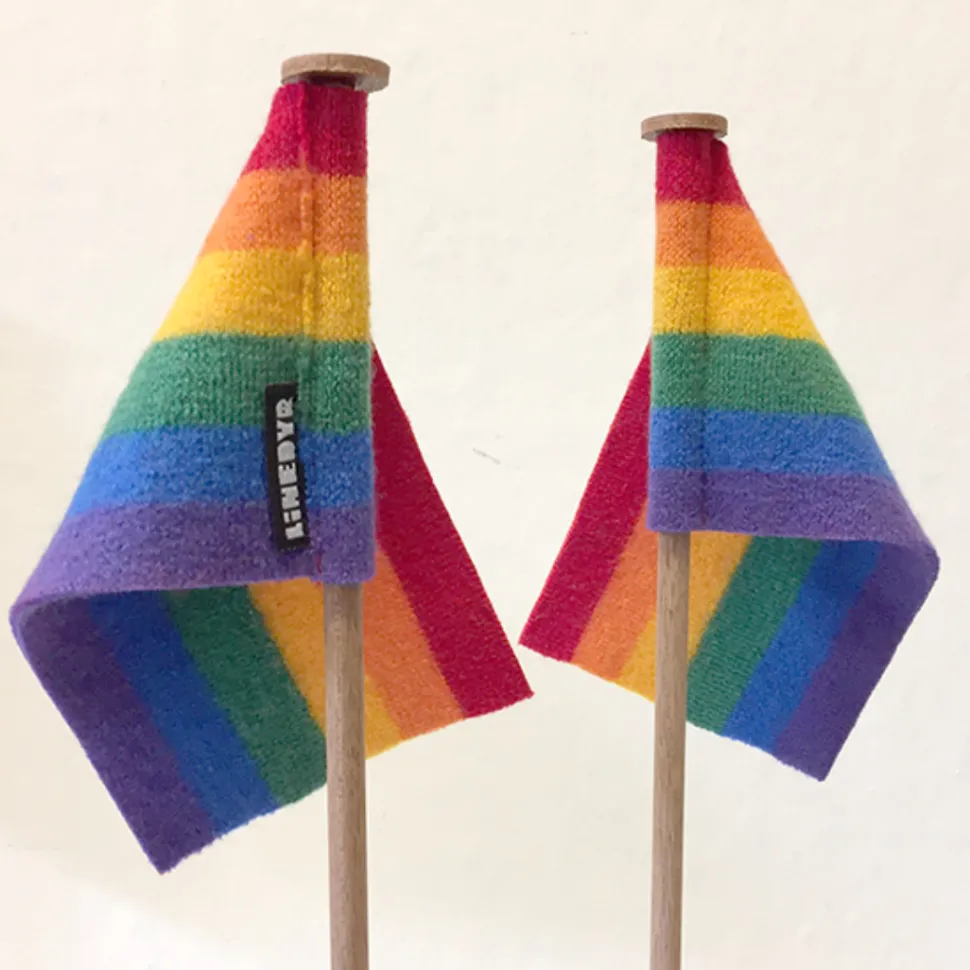 Linedyr Regnbueflag