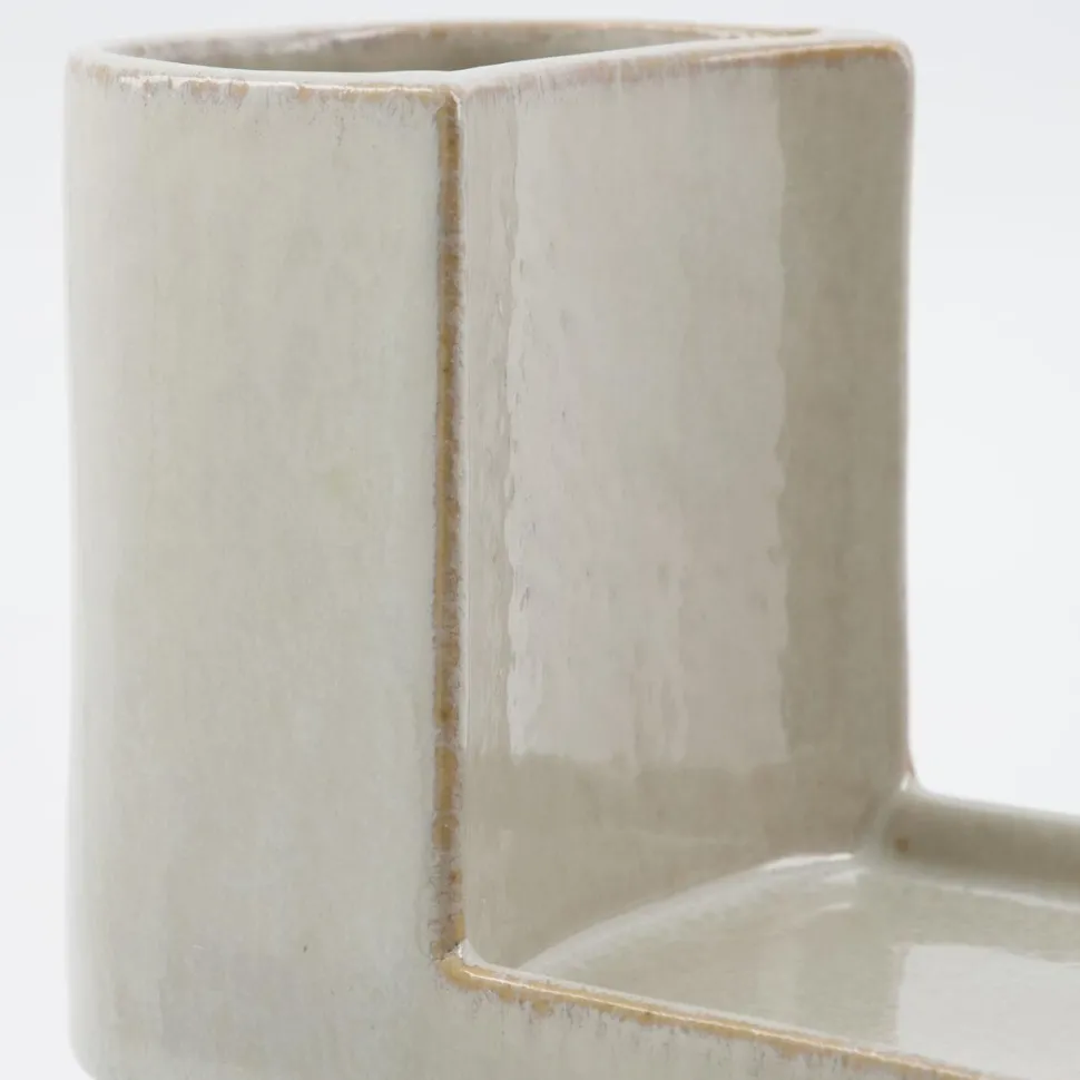 Meraki Brush & Soap Holder Datura Shellish Grey