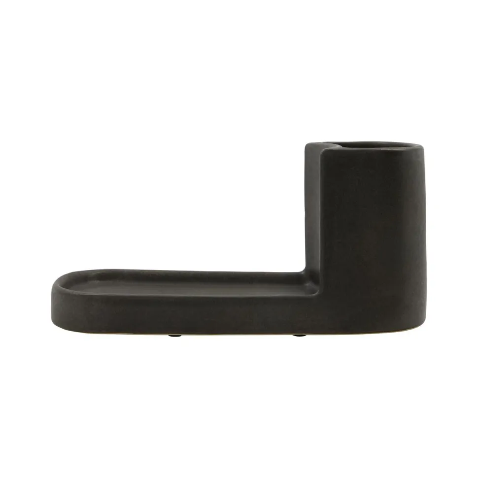 Meraki Brush & Soap Holder Datura Dark Grey Large