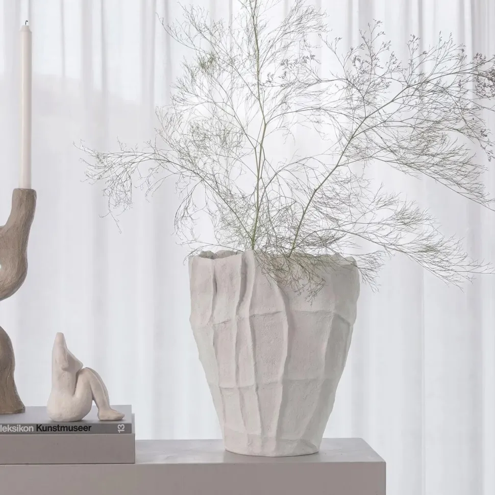 Mette Ditmer Art Piece Artistic Vase Off-White