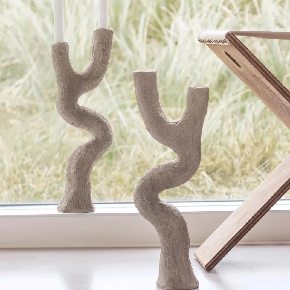 Mette Ditmer Art Piece Candleholder Sand