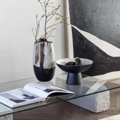 Mette Ditmer By Hand Bowl On Foot Off-White