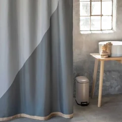 Mette Ditmer Duet Shower Curtain Light Grey