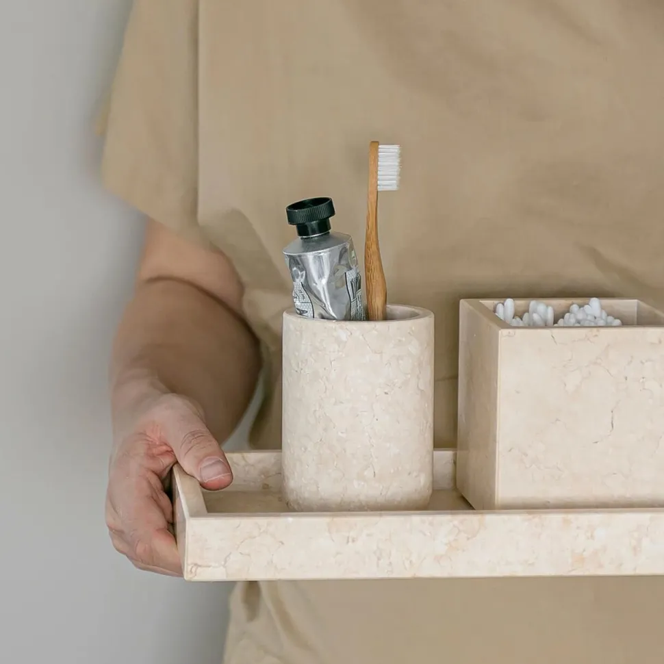 Mette Ditmer Marble Deco Tray Sand