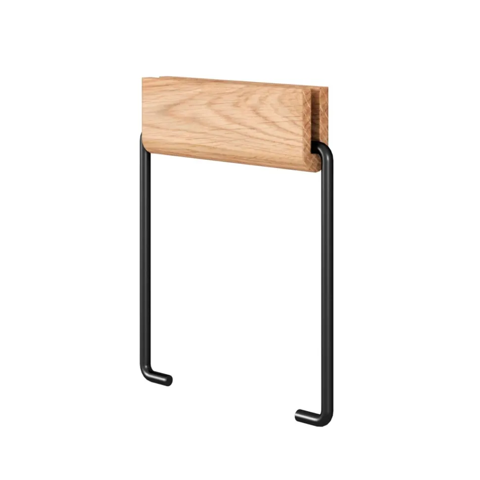 Moebe Toilet Roll Holder Oak/Black