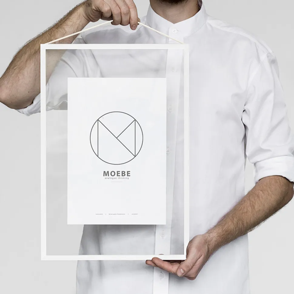 Moebe White Frame A3