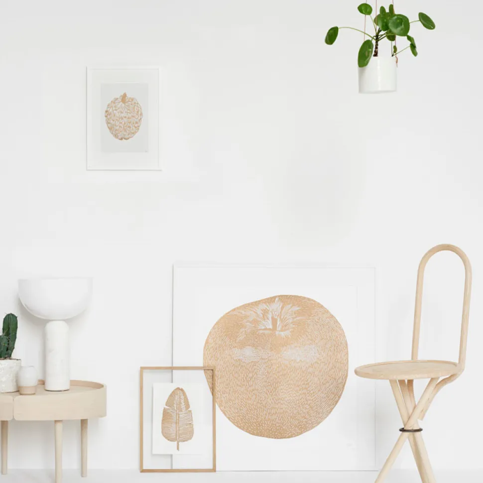 Monika Petersen Gold Cherimoya White A4