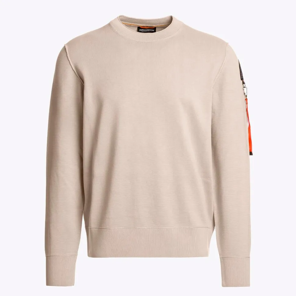 Parajumpers Basic Braw Crew Neck Sweater Mastic