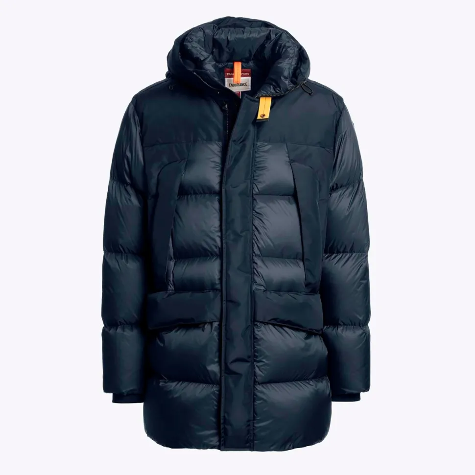 Parajumpers Shedir Hooded Down Parka Blue Navy