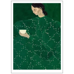 Poster & Frame Coffee Alone At Place De Clichy 50x70 cm