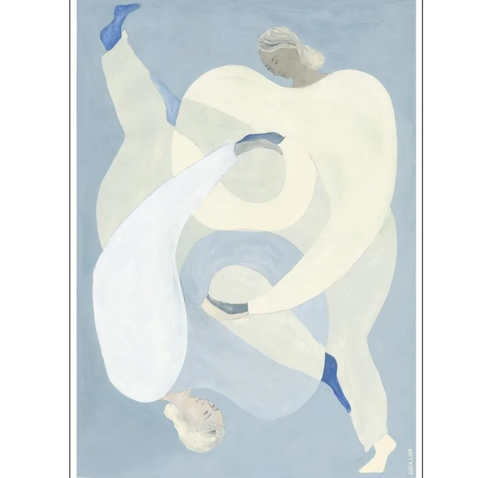 Poster & Frame Hold You Blue 50x70 cm