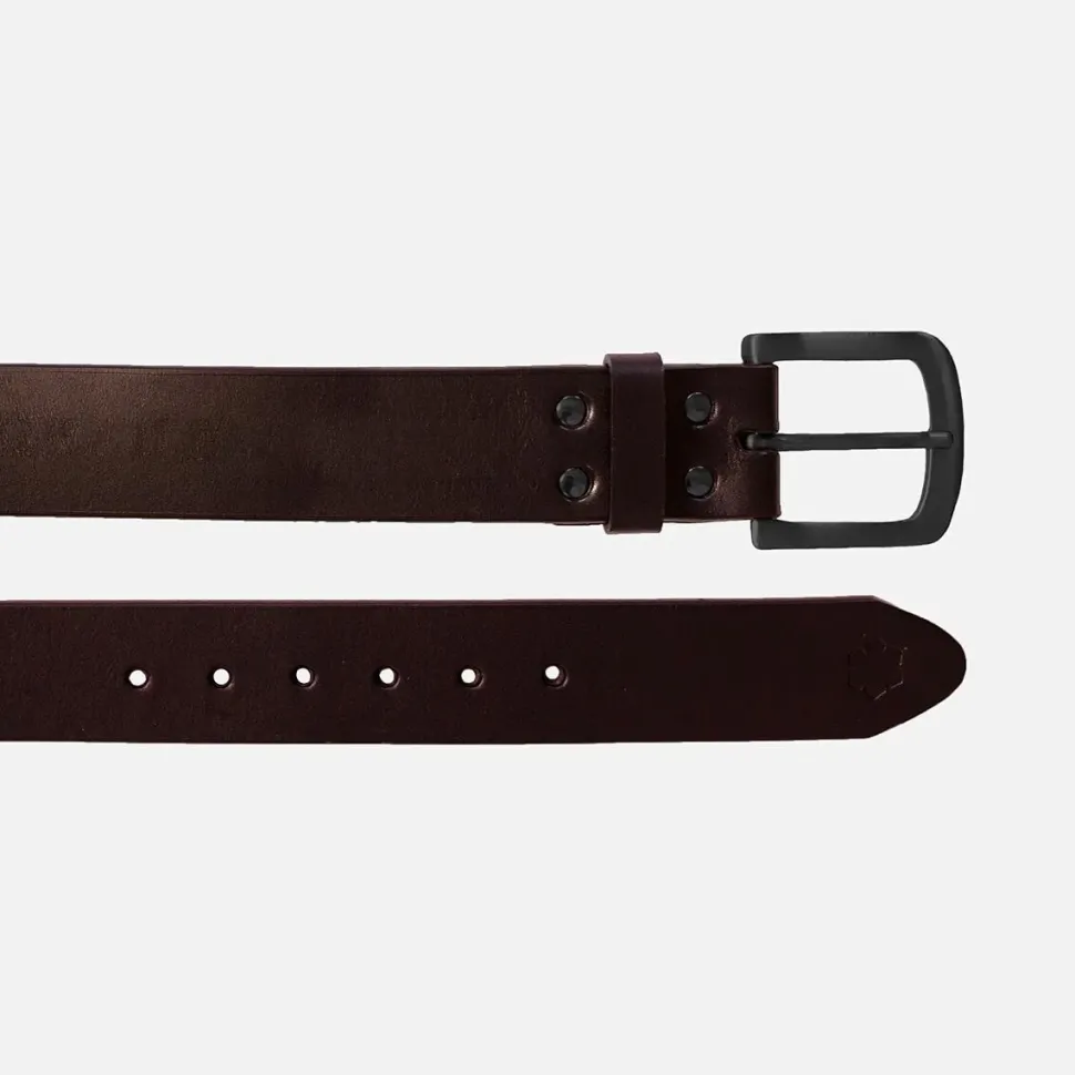 RHANDERS Buckingham Grand Belt Brown/Hematite