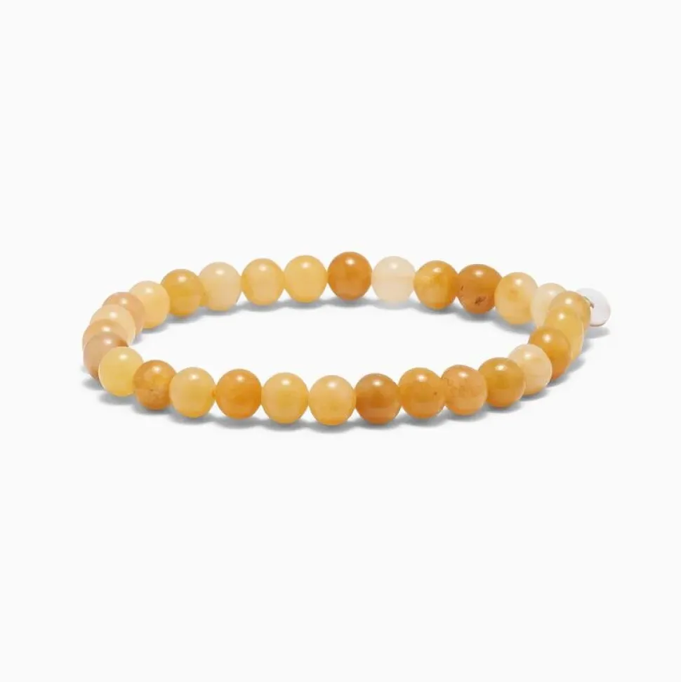 Soï Krystal Armbånd Orange Aventurin Large