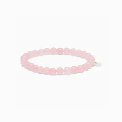 Soï Krystal Armbånd Rosakvarts Large
