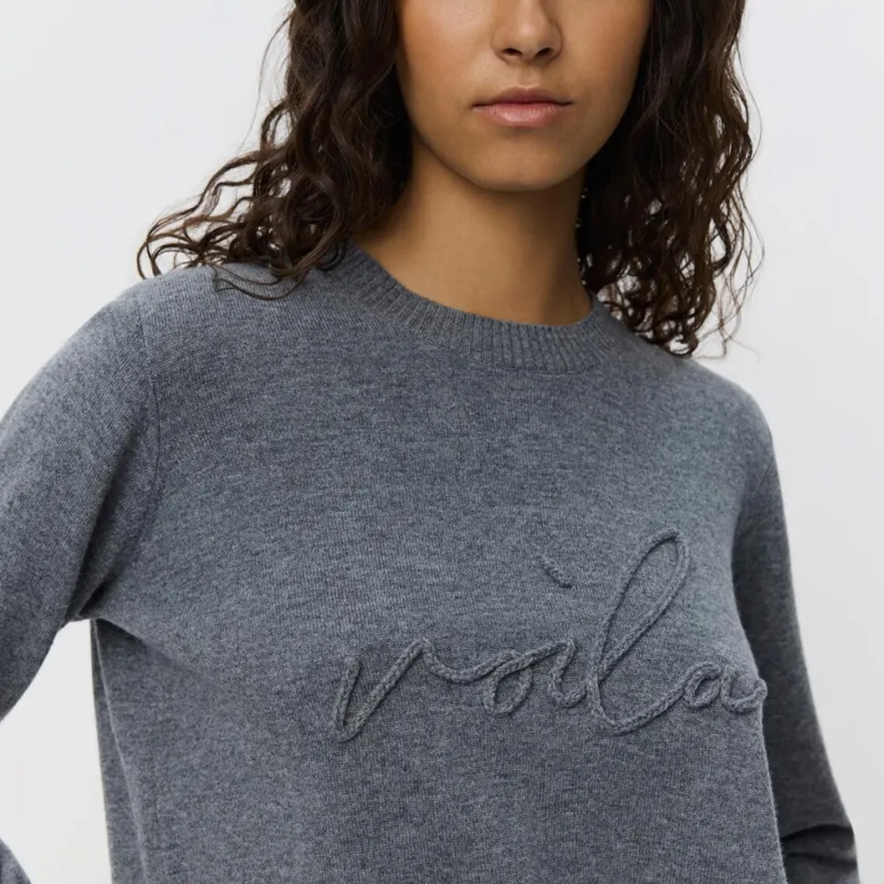Sofie Schnoor MinnikSW Sweater Grey Melange