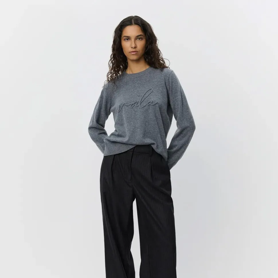 Sofie Schnoor MinnikSW Sweater Grey Melange