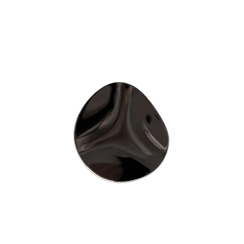 Specktrum Amalia Round Hook Black Chrome Small