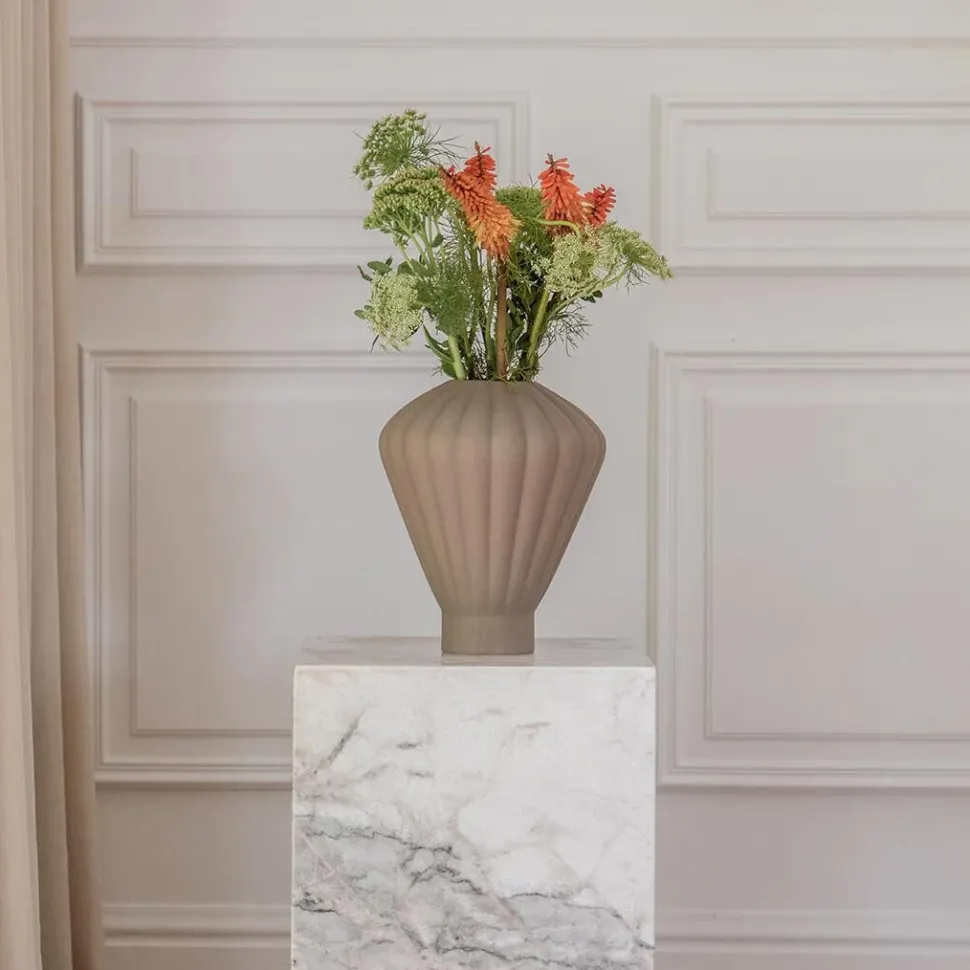 Specktrum Evelyn Ceramic Vase Brown