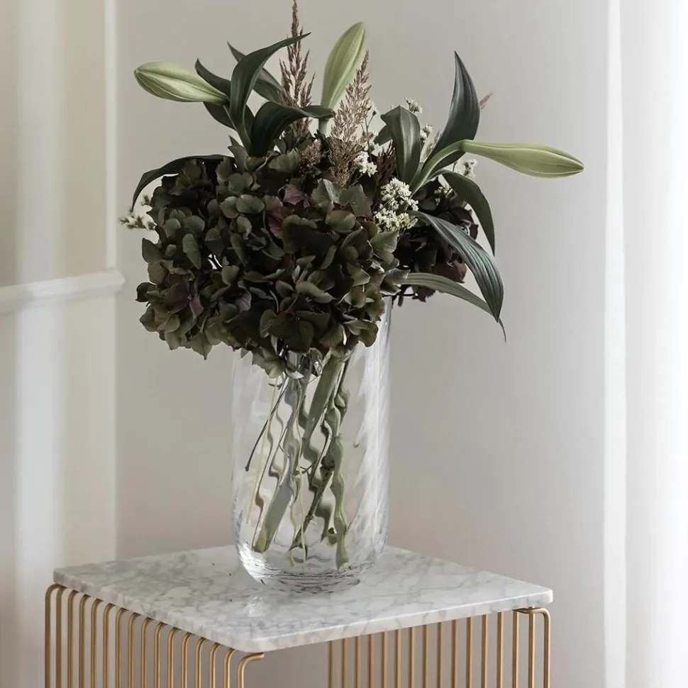 Specktrum Meadow Swirl Cylinder Vase Clear Medium
