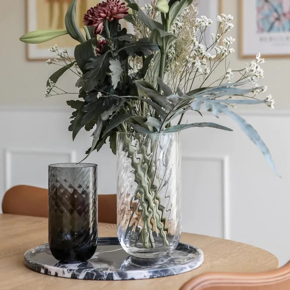 Specktrum Meadow Swirl Cylinder Vase Clear Medium