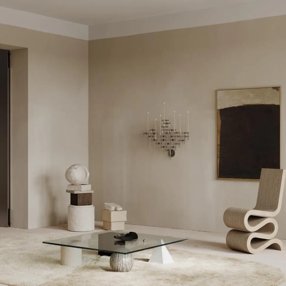 STOFF Nagel Wall Hanger Chrome