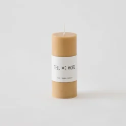 Tell Me More Luna Stearin Candle Honey Small