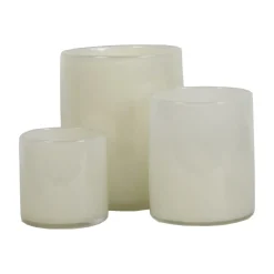 Tell Me More Lyric Candleholder Small Linen