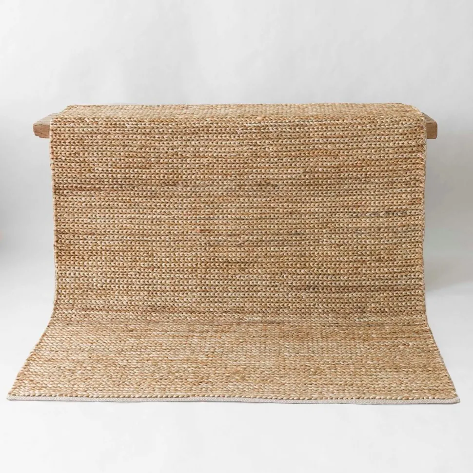 Tell Me More Mid Knot Hemp Rug Nature 200x300 cm