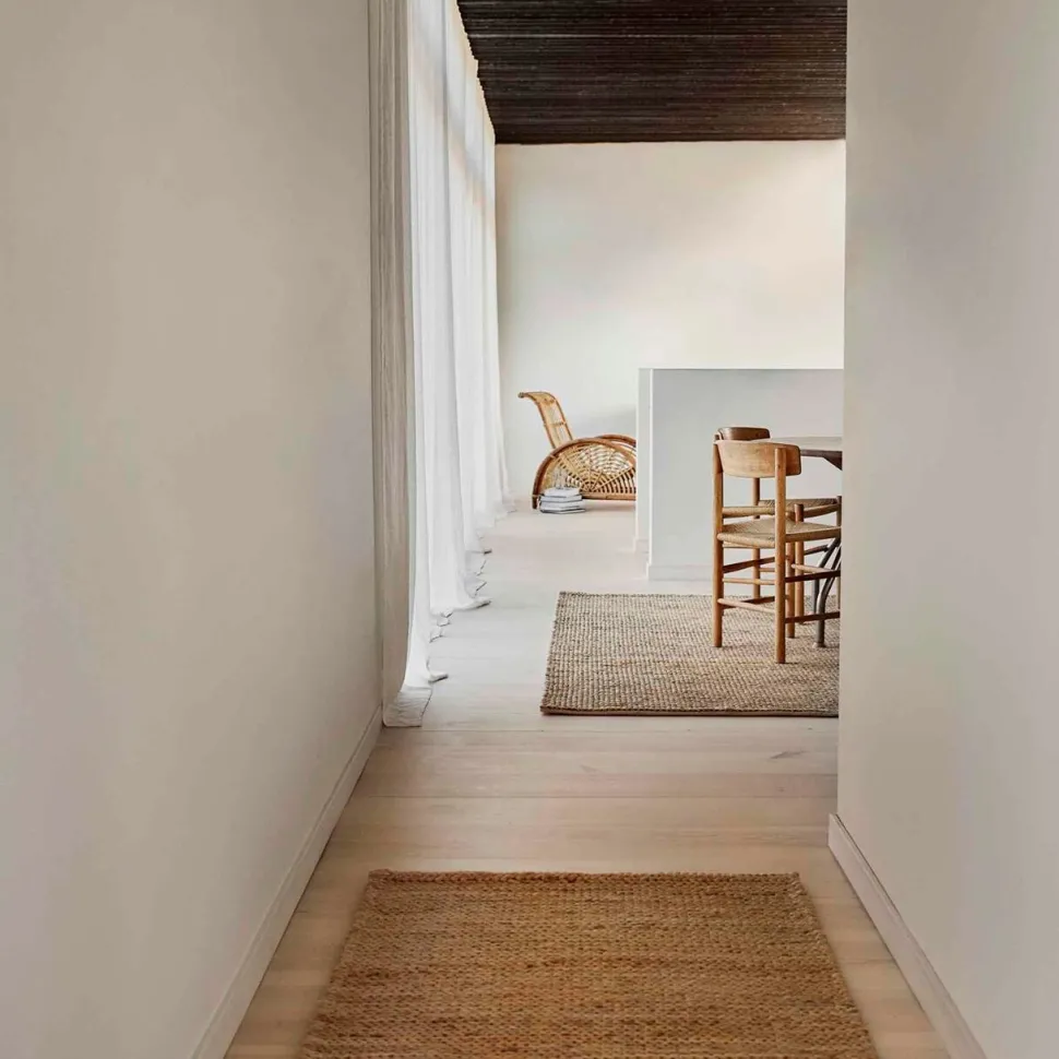 Tell Me More Mid Knot Hemp Rug Nature 200x300 cm
