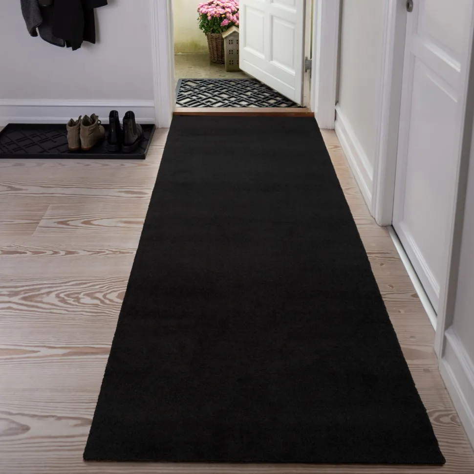 Tica Copenhagen Smudsmåtte Sort 90x200 cm