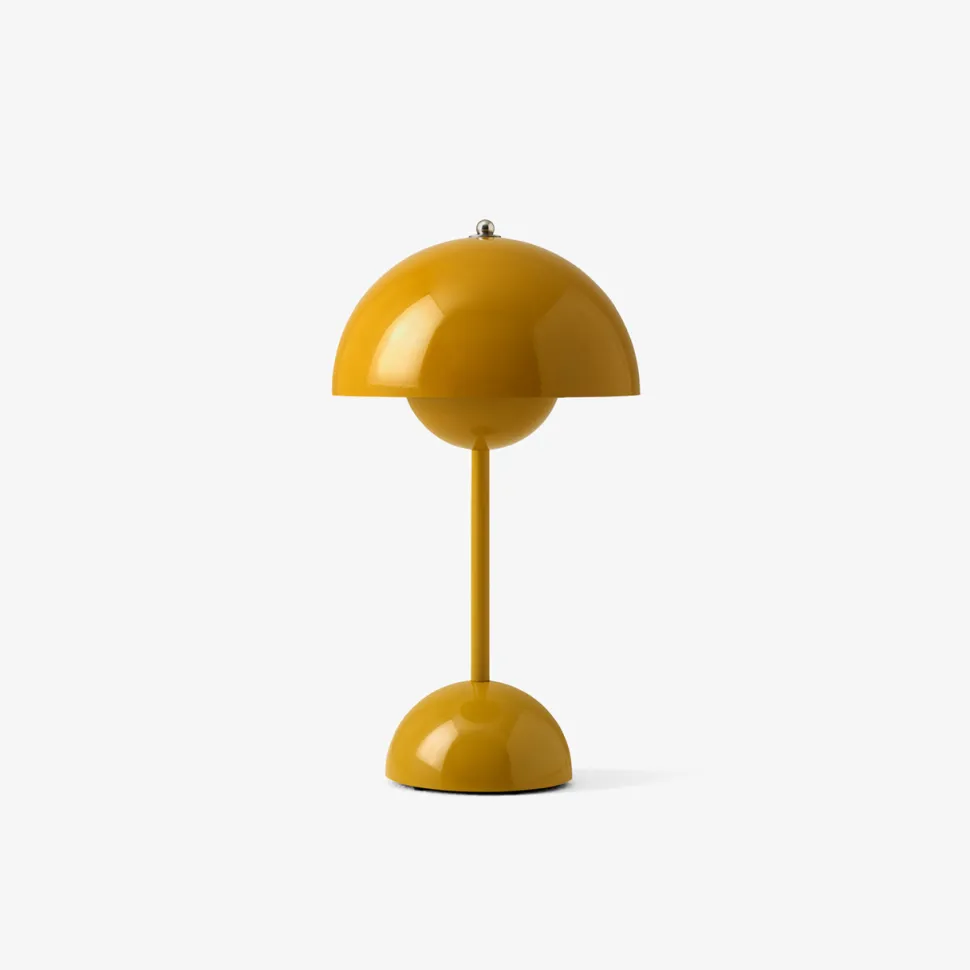 &Tradition Flowerpot Portable Table Lamp VP9 Mustard