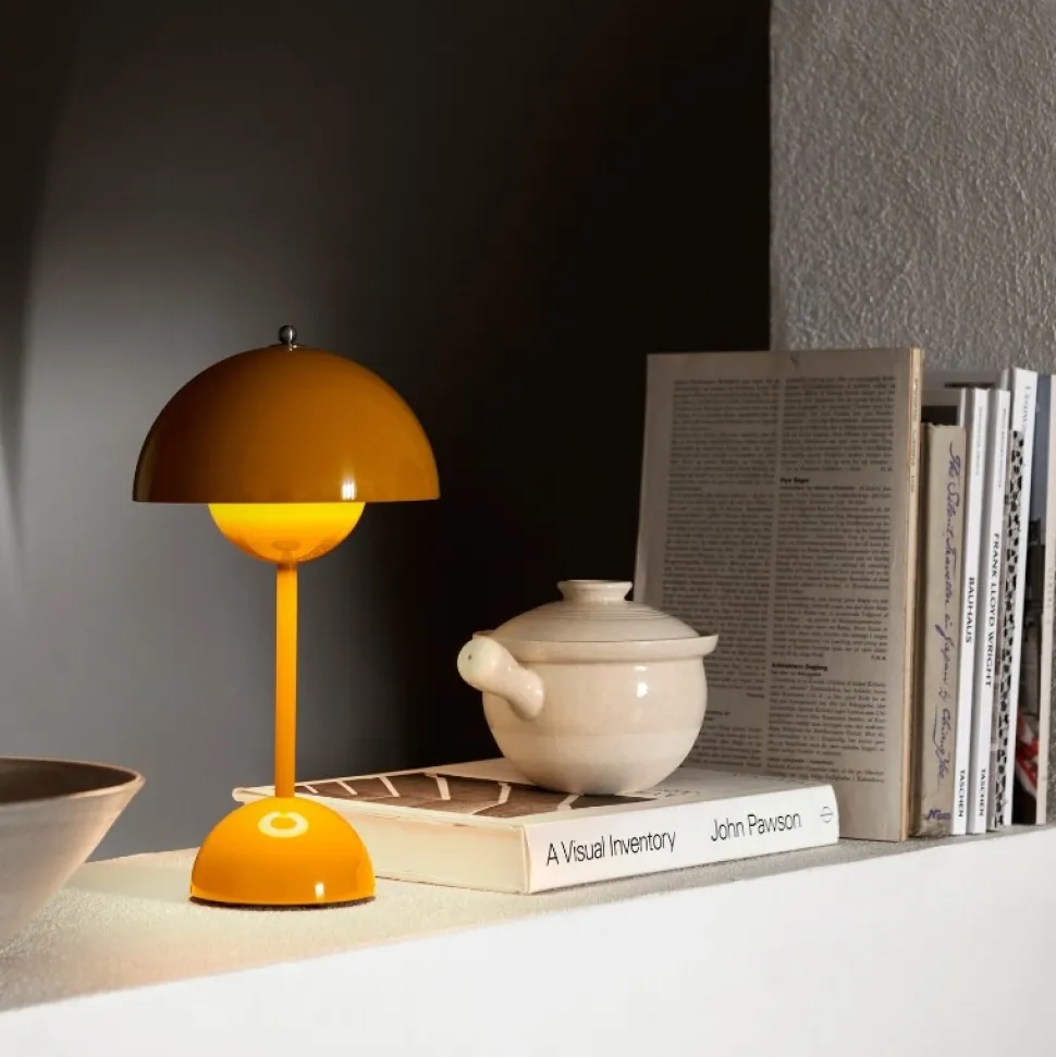 &Tradition Flowerpot Portable Table Lamp VP9 Mustard