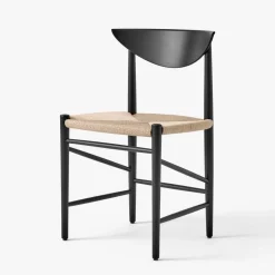 &Tradition HM3 Drawn Chair Black Lacquered Oak