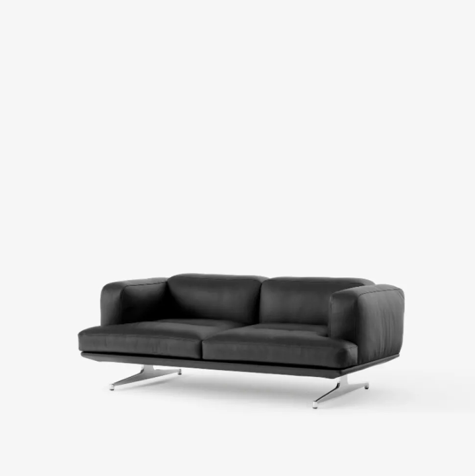 &Tradition Inland AV22 Sofa Sort Læder