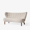 &Tradition Lille Petra VB2 Sofa Karakorum 003 Walnut Legs