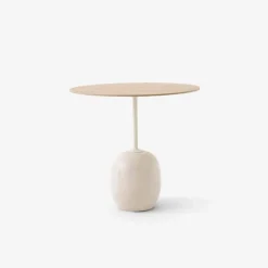 &Tradition LN9 Lato Bord Ivory White/Eg Ø50 cm
