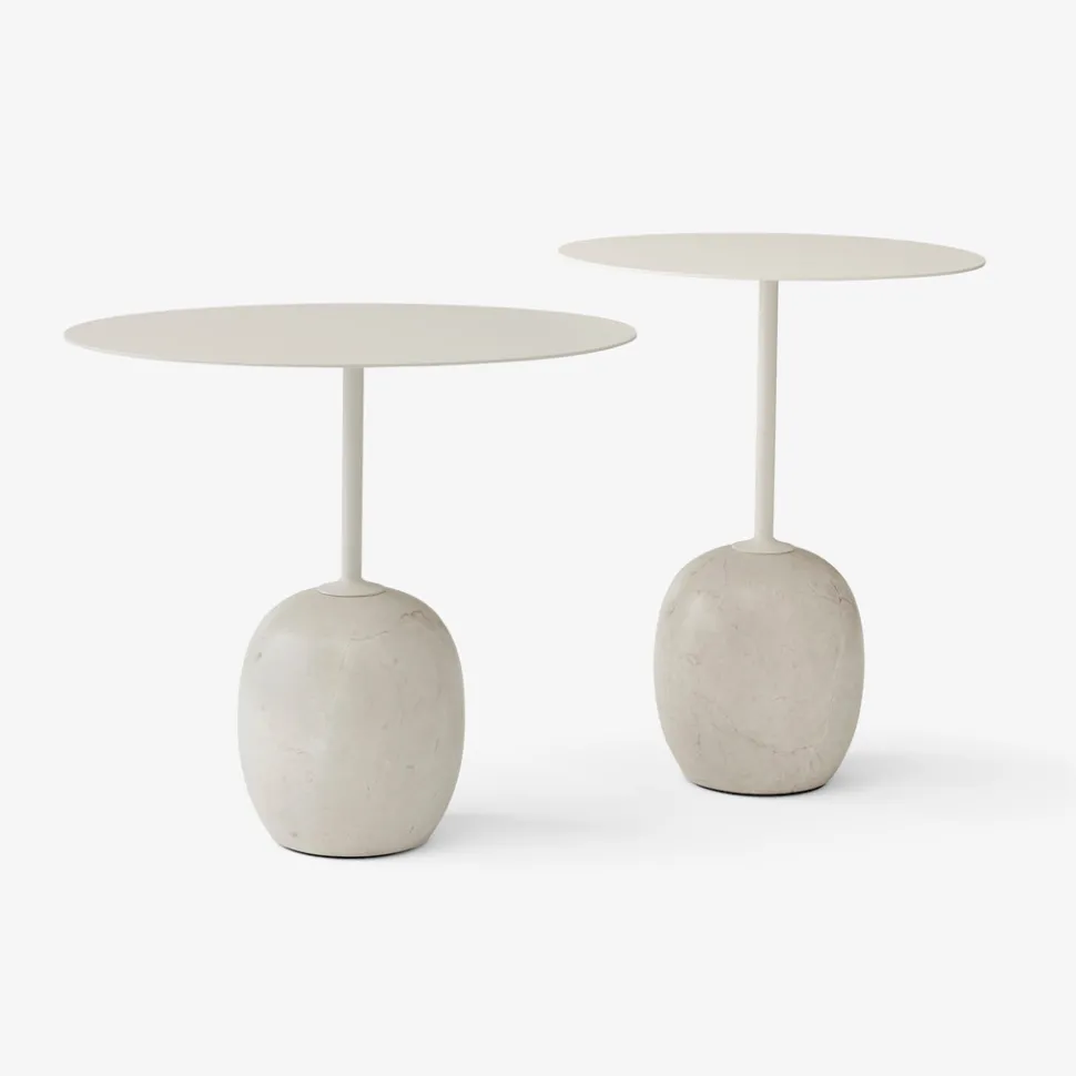 &Tradition LN8 Lato Bord Ivory White Ø40 cm