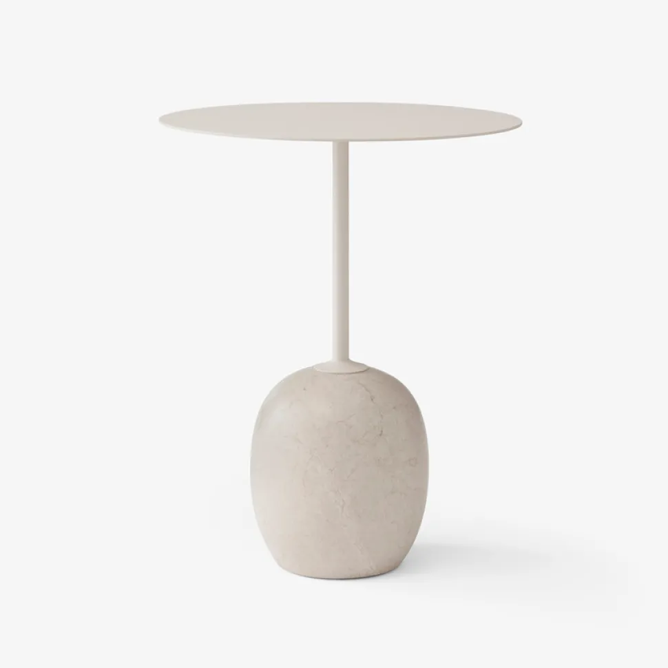 &Tradition LN8 Lato Bord Ivory White Ø40 cm