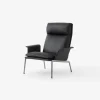 &Tradition Muno LN17 Black Noble Leather Dark Chrome Legs