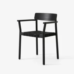 &Tradition TK9 Betty Chair Black Oak Black Webbing