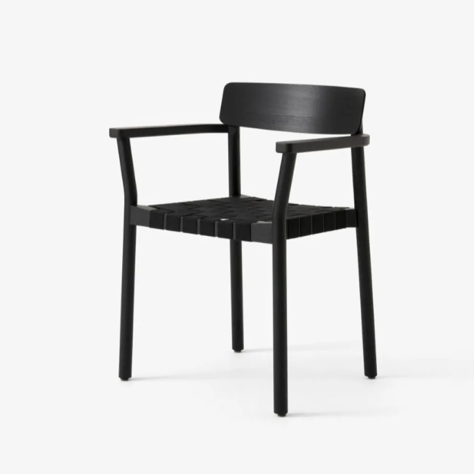 &Tradition TK9 Betty Chair Black Oak Black Webbing