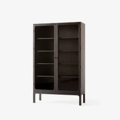 &Tradition Trace SC88 Double Cabinet Dark Stained Oak
