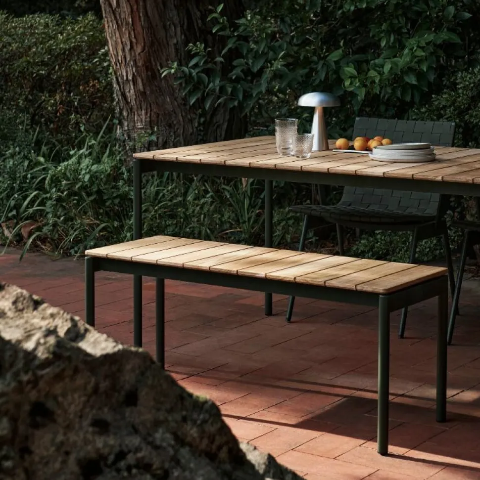 &Tradition Ville AV27 Bænk Bronze Green